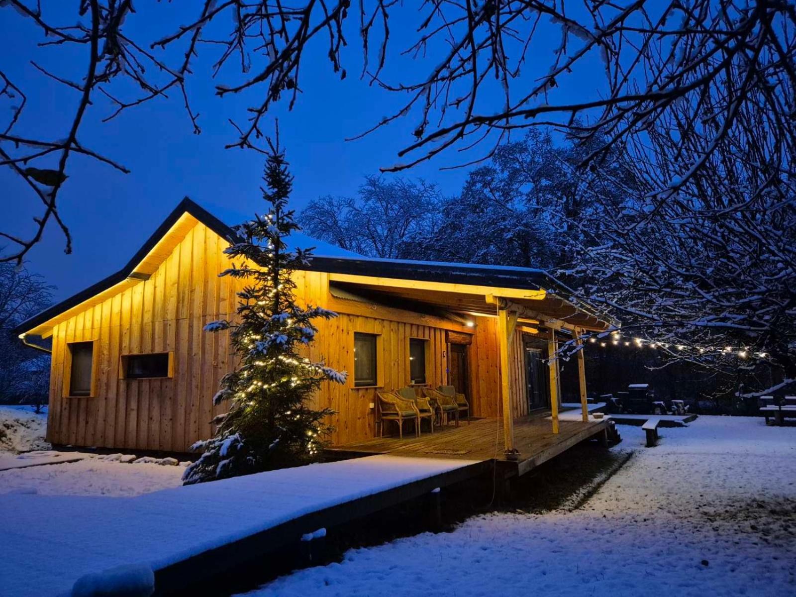 Villa Nica Wood Sremska Kamenica Exterior foto